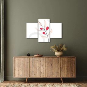 Tablou - Abstracție florală roz N⁰3 (90x60 cm)