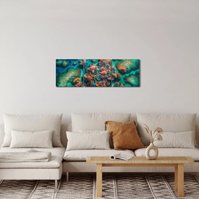 Tablou - Priveliște spre mare (cu ceas) (90x30 cm)