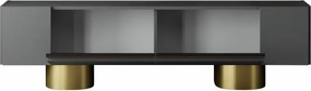 Măsuță TV Bohem Anthracite and Gold