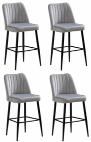 Set de scaune de bar Vento Cream, 4 buc., 4 buc
