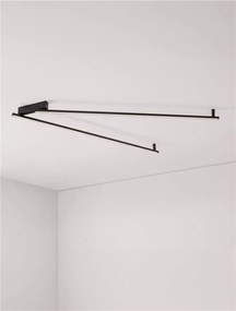 Plafoniera LED directionabila BRIANA negru