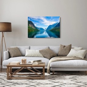 Tablou - Lacul Lovatnet (90x60 cm)