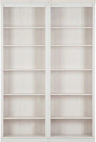 Bibliotecă albă din lemn de pin 148x223 cm Anita – Støraa