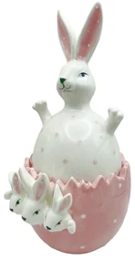 Bol pentru bomboane sau biscuiti CLOVER, Roz, 13x24cm