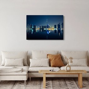 Tablou cu orașul nocturn (90x60 cm)