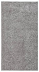 vidaXL Covor cu fire scurte, gri, 80x150 cm