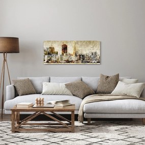 Tablou - Oraș artistic (120x50 cm)