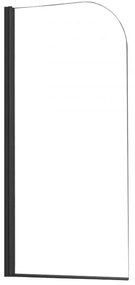 Paravan de baie Eva 70x140 cm Negru