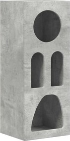vidaXL Bufet Gri din beton 40 x 35 x 100.5 cm Lemn compozit