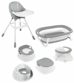 Set pentru copii 6 în 1, gri