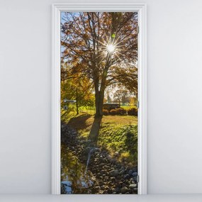 Fototapet pentru ușă - Canal de apă (95x205cm)