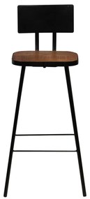 245391 vidaXL Scaune de bar, 4 buc., lemn masiv reciclat