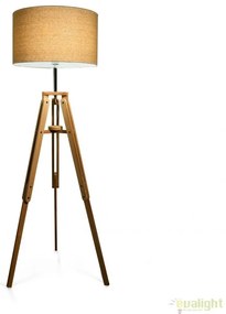 Lampadar cu trepied din lemn, KLIMT PT1 WOOD 137827