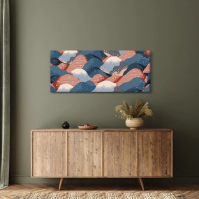 Tablou - Valuri japoneze (120x50 cm)
