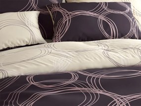 Lenjerie de pat din bumbac BUBBLES BLEND negru Dimensiune lenjerie de pat: 70 x 90 cm | 140 x 200 cm