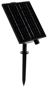 Ghirlande luminoase maro 8m Incl. LED 10 lumini IP44 Reîncărcabile solar - Maro