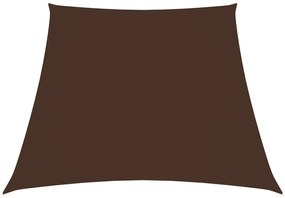 vidaXL Parasolar, maro, 3/4x3 m, țesătură Oxford, trapez