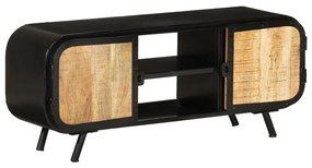 vidaXL Comodă TV, 110x30x45, lemn de mango nefinisat