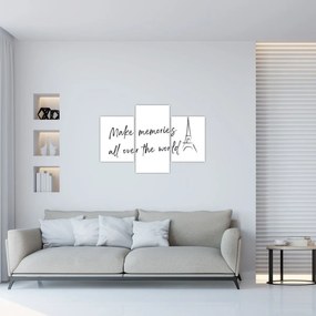 Tablou - Faceți amintiri (90x60 cm)