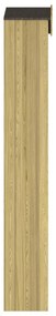 Magazie unelte de gradina, 89x33x222 cm, lemn de pin tratat 89 x 33 x 222 cm