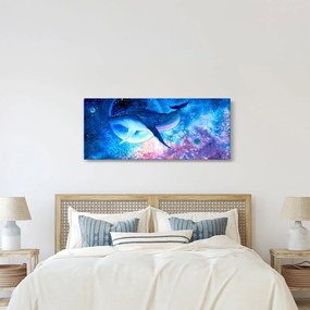 Tablou - Balena spațială (120x50 cm)