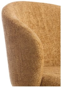 Set de scaune de sufragerie galben ocru 2 buc. din metal Radaja – Light &amp; Living