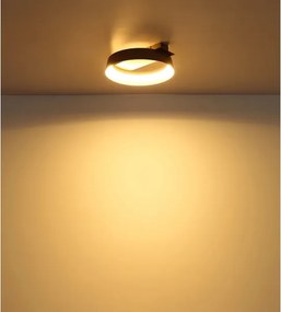 Globo 48048D - Plafonieră LED SYRAKUS LED/12W/230V 3000K 26x25 cm