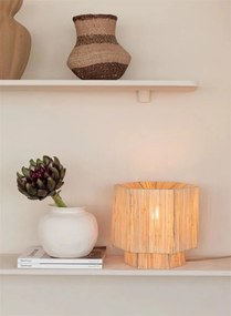 Veioza/Lampa Eco din Rafie, Panama octogon S, natur
