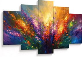 Tablou - Abstracție de flori (150x105 cm)