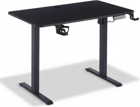 ELEVON WX-009 – Birou Reglabil Electric, Înălțime Reglabilă 72–118 cm, Blat Monobloc PAL de Înaltă Densitate 15 mm, Cadru Metalic din Oțel 65×45 mm, Panou Electronic, 120 × 60 cm, Negru