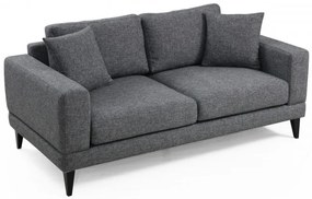 Canapea cu 2 Locuri Nordic 2 Seater, Gri Inchis