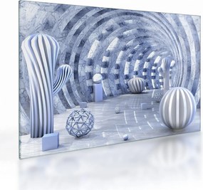 Tablou pe sticlă - 3D Abstract (70x50 cm)