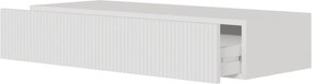 MAA42 - Masuta Consola suspendata Alba, 90 / 110 cm, masa de toaleta cu 1 / 2 sertar(e), cosmetica machiaj, vanity