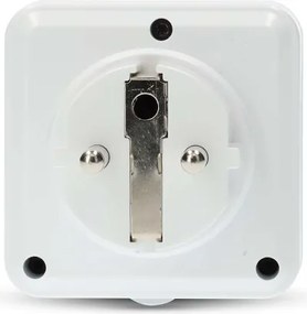 Priză inteligentă Nedis WIFIPO130EWT 3680W/230V/ tip E/16A Wi-Fi Tuya IP44