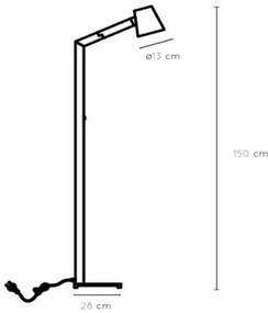 Lampadar Lucide 20710/01/30 MIZUKO 1xE14/40W/230V