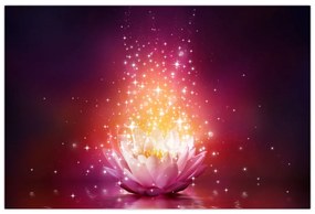 Tablou cu floare de lotus (90x60 cm)
