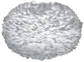 Abajur modern cu pene de gasca EOS gri deschis, 75cm 2086 VTC