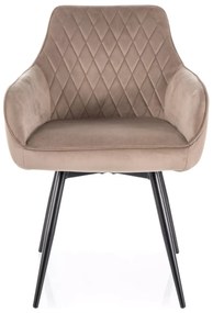 Scaun de dining MARLO VELVET bej