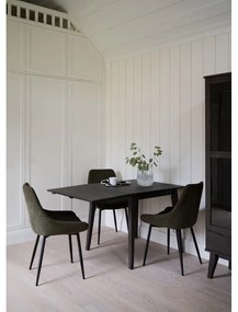 Masă de dining extensibilă din lemn masiv de stejar 80x80 cm Filippa - Rowico