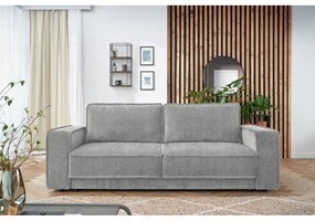 Canapea extensibilă gri deschis Emile - Bobochic Paris