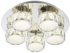 Plafoniera moderna cristal led SMD 40W AMUR 49350D4 Globo