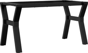 vidaXL Picioare Măsuță de cafea Y-Frame 80x40x43 cm Oţel