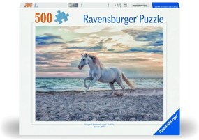 PUZZLE CAL PE PLAJA 500 PIESE DESIGN NOU - RAVENSBURGER (RVSPA00222)