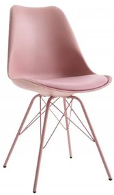 Set 4 scaune moderne Scandinavia roz