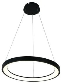 Brilagi - lustra LED dimmabilă pe cablu FALCON SLIM, LED 42 W, 230 V, Ø 50 cm, negru + telecomandă