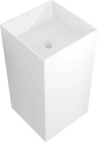 Mexen Xola-2 chiuvetă independentă din conglomerat 45 x 45 cm, alb mat - 26594500