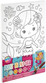 TABLOU PICTURA PE NUMERE - SIRENA - GRAFIX (150065-1)