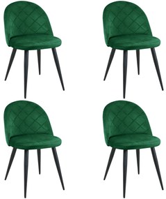Set 4 buc. scaune sufragerie Termino (verde). 1117267