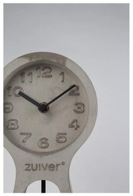 Ceas de masă din beton Zuiver Pendulum, gri