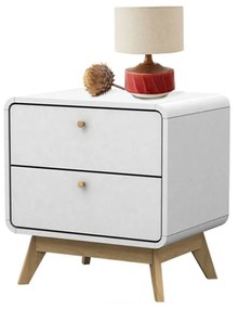 Noptieră Støraa Caitlin, alb